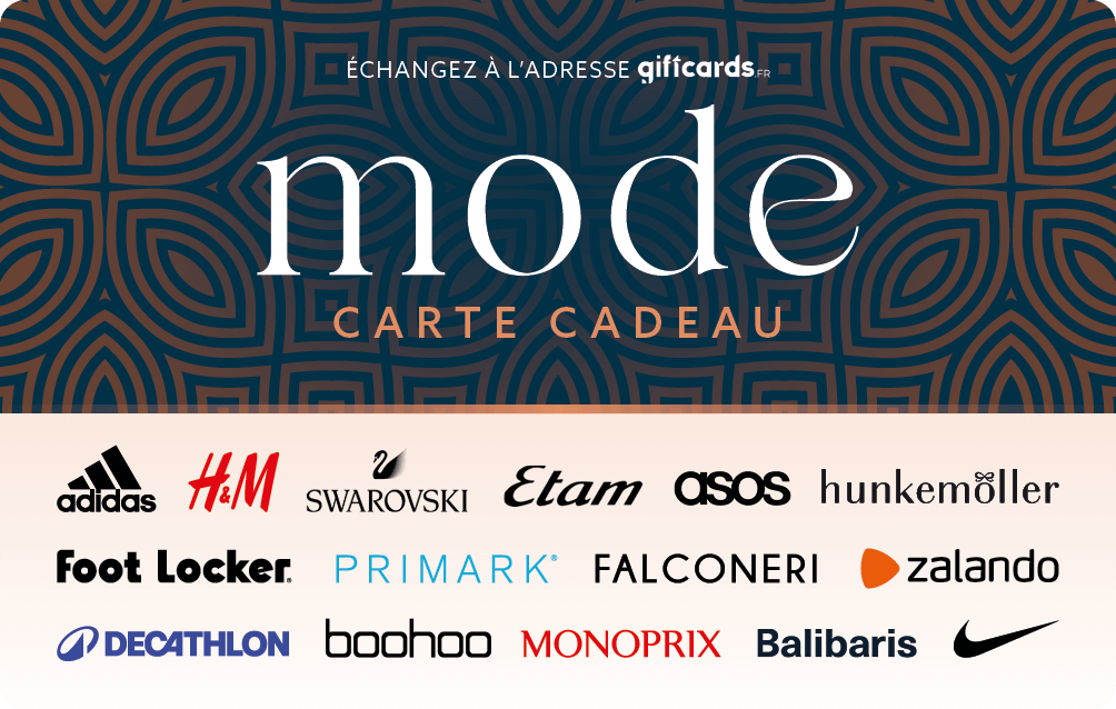 Carte cadeau Mode