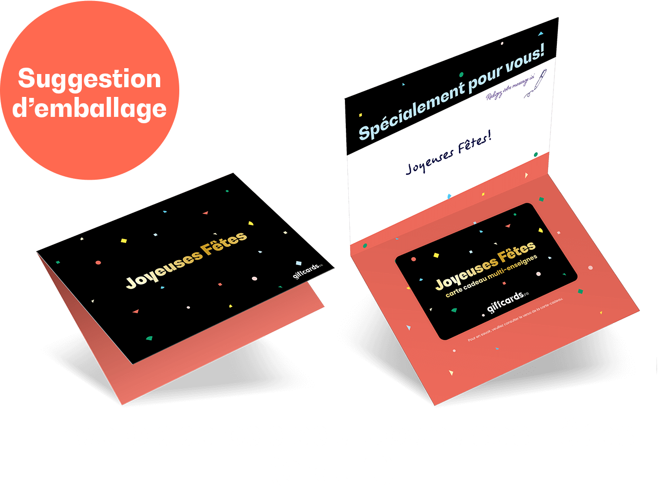 Carte cadeau Multi-Enseignes Joyeuses Fêtes