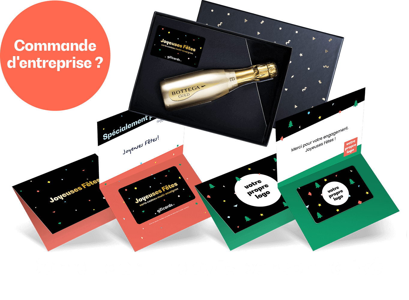 Carte cadeau Multi-Enseignes Joyeuses Fêtes